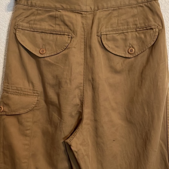 NWT Banana Republic High Rise khaki utility pants. Cotton Linen blend Sz.6S - Picture 7 of 9